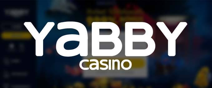 Screenshot of Yabby Casino game lobby on a desktop interface